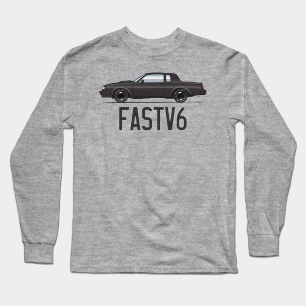 Fast V6 Long Sleeve T-Shirt by ArtOnWheels